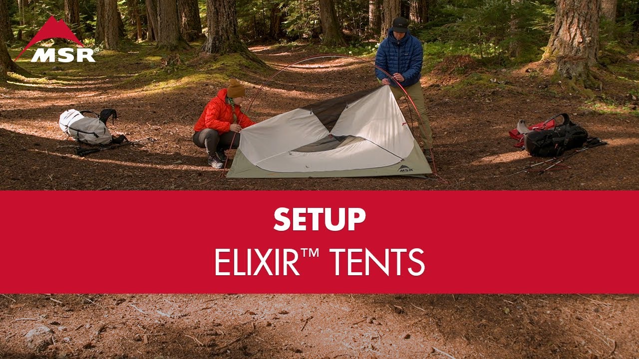 MSR&reg; Elixir&trade; Tent Setup Guide