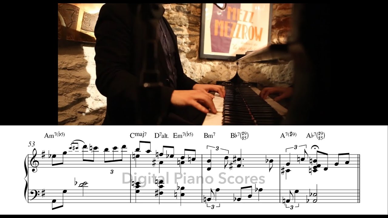 The JAZZ BALLAD I Fell In LOVE With (Ben Paterson transcription)