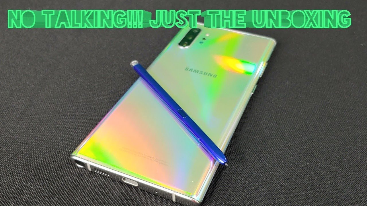 Samsung Note 10+ Aura Glow Unboxed!
