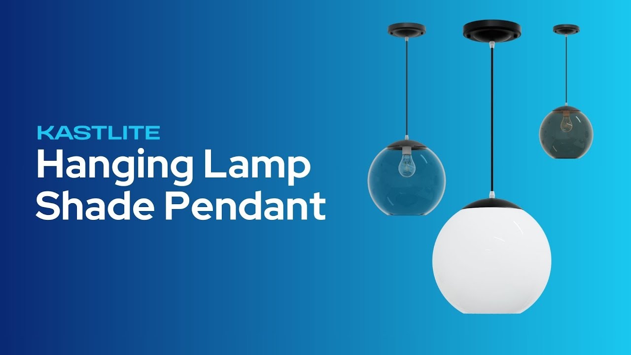 10" Acrylic Globe Pendant Light Fixture – Modern Indoor Lighting for Home and Commercial Spaces