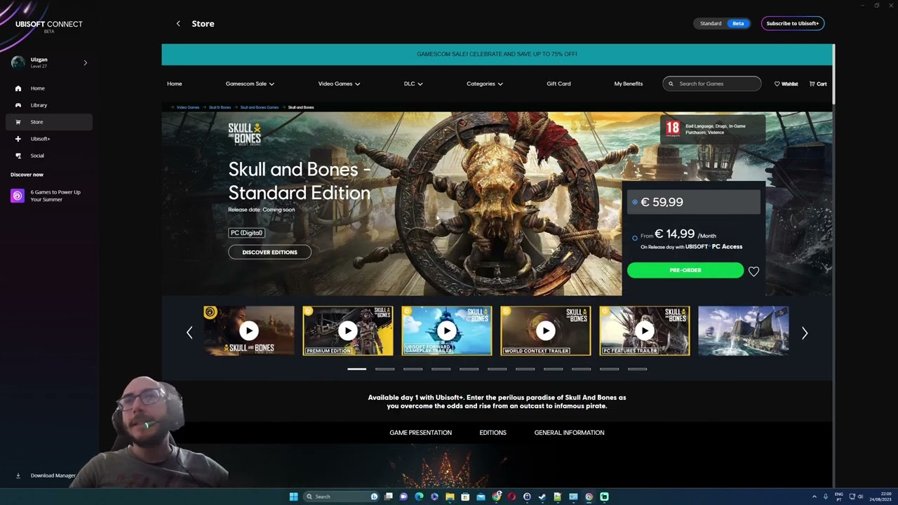Ubisoft account hacked.Ubisoft support so slow retrieving it.Lost my Skull and Bones Beta INVITATION