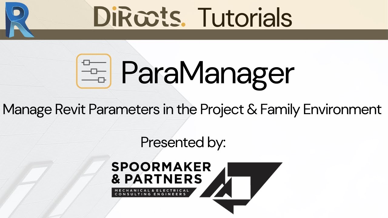 ParaManager | Revit Add-in For Importing, Creating and Assigning Parameters - DiRoots