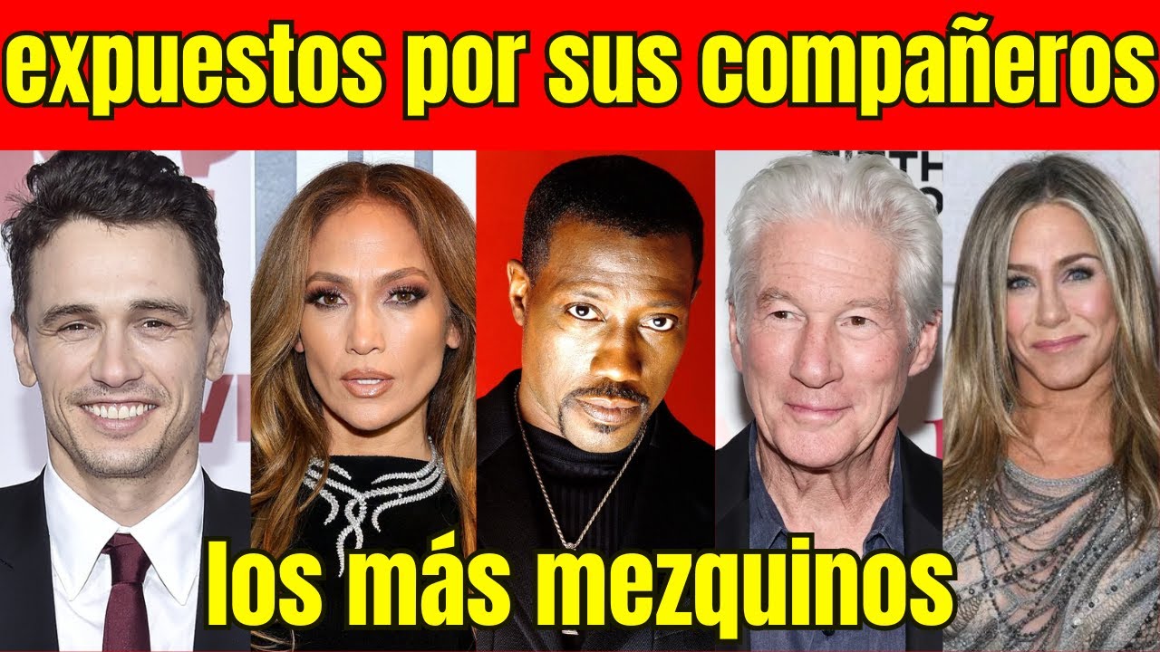Los 10 actores más MALVADOS que fueron EXPUESTOS por sus Compañeros de Reparto