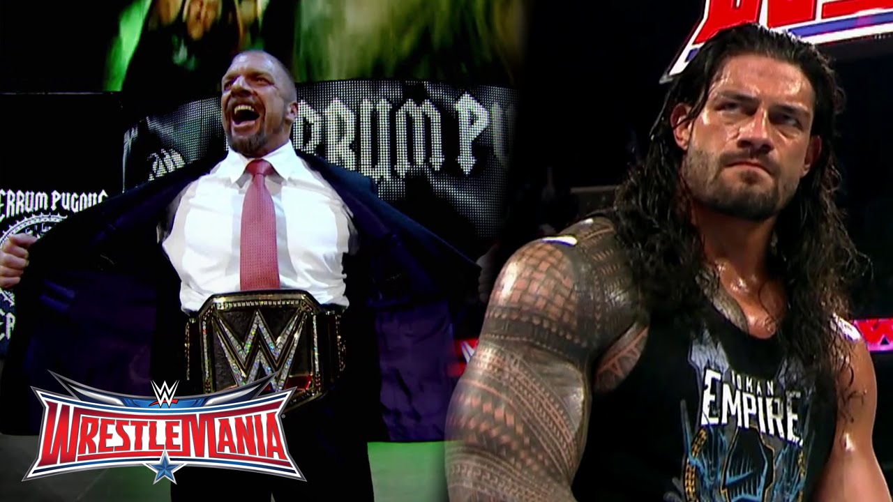 The Road to WrestleMania: WWE World Heavyweight Champion Triple H vs. Roman Reigns