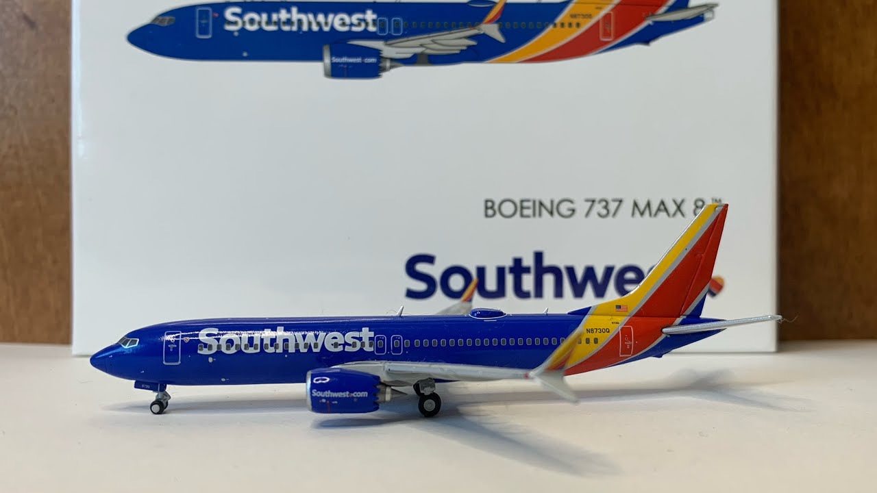 Gemini Jets Southwest Airlines Boeing 737-MAX8 1/400 Model Review (2021 Release)