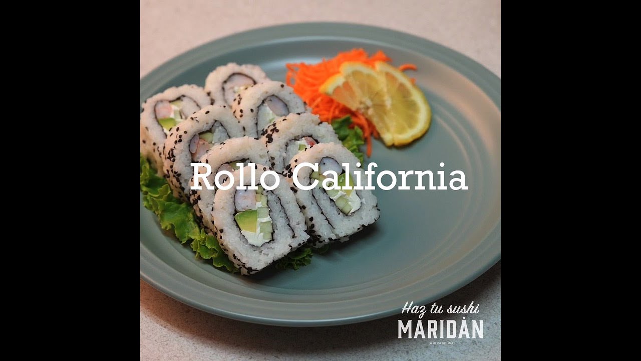 Haz tu sushi | Cómo preparar un rollo california | Camarón cocido recto