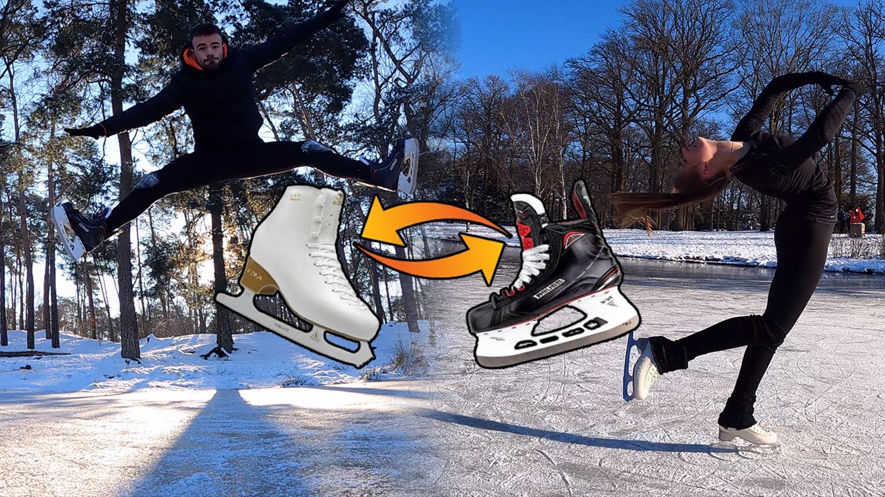 Freestyle Ice Skater VS Figure Skater
