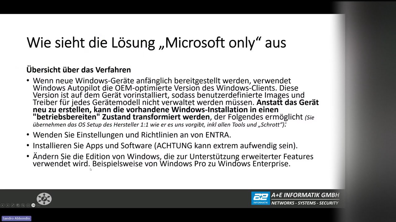 baramundi TechTag - Co Management Azure  Entra und Office 365 Zusammenarbeit Vertiefung - 18.09.2025