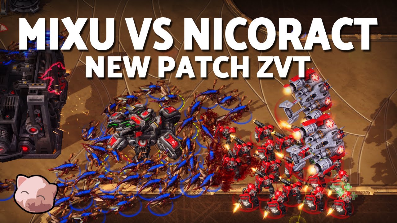 MIXU kontra NICORACT: Nowa łatka ZvT! | Pigozaur 54 &ndash; StarCraft 2