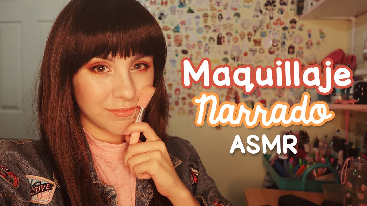 Maquillaje narrado 🧡 | ASMR
