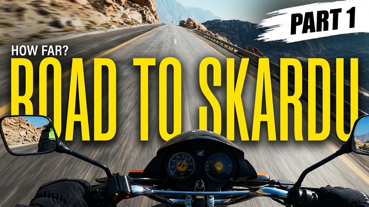 Tour de GB (Part 1) | Rawalpindi to Skardu on Honda Pridor