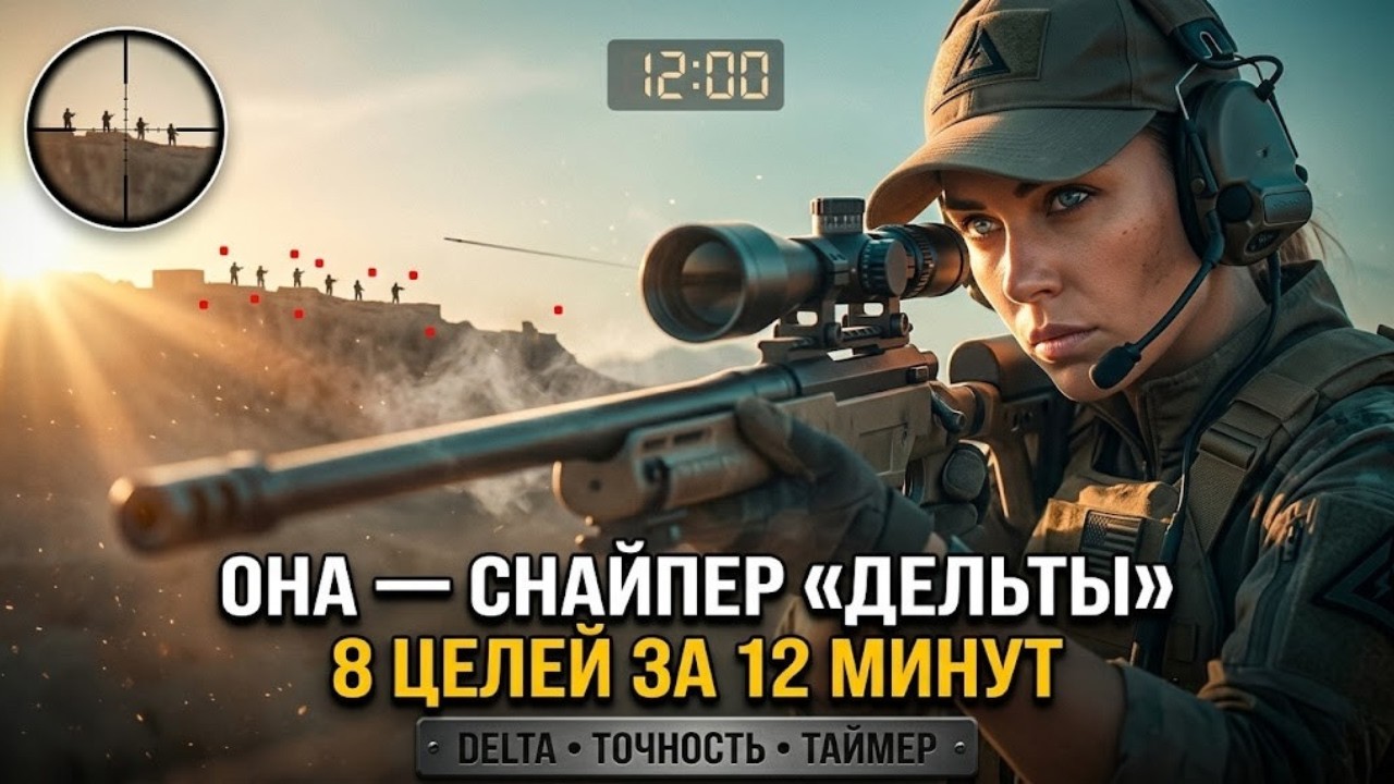 ОНИ НЕ ЗНАЛИ, ЧТО ОНА СНАЙПЕР ДЕЛЬТЫ — ЗА 12 МИНУТ ОНА СНЯЛА 8 ЦЕЛЕЙ