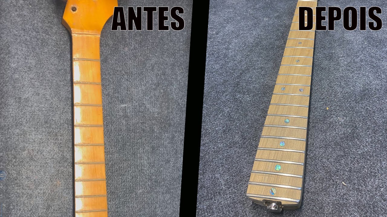 RECONSTRUINDO O BRAÇO COMPLETAMENTE - Restauração Guitarra Jazz Master Giannini (Parte 2) | O Músico