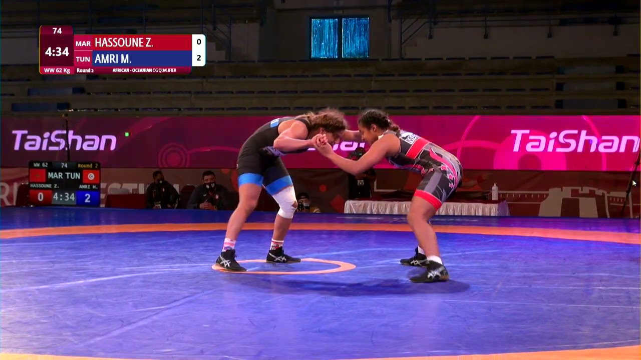 Round 2 WW - 62 kg: Z. HASSOUNE (MAR) v. M. AMRI (TUN)