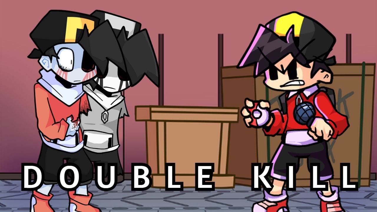 Double Kill but it's '...', Blake, and Ethan - FNF V.S. Imposter Cover
