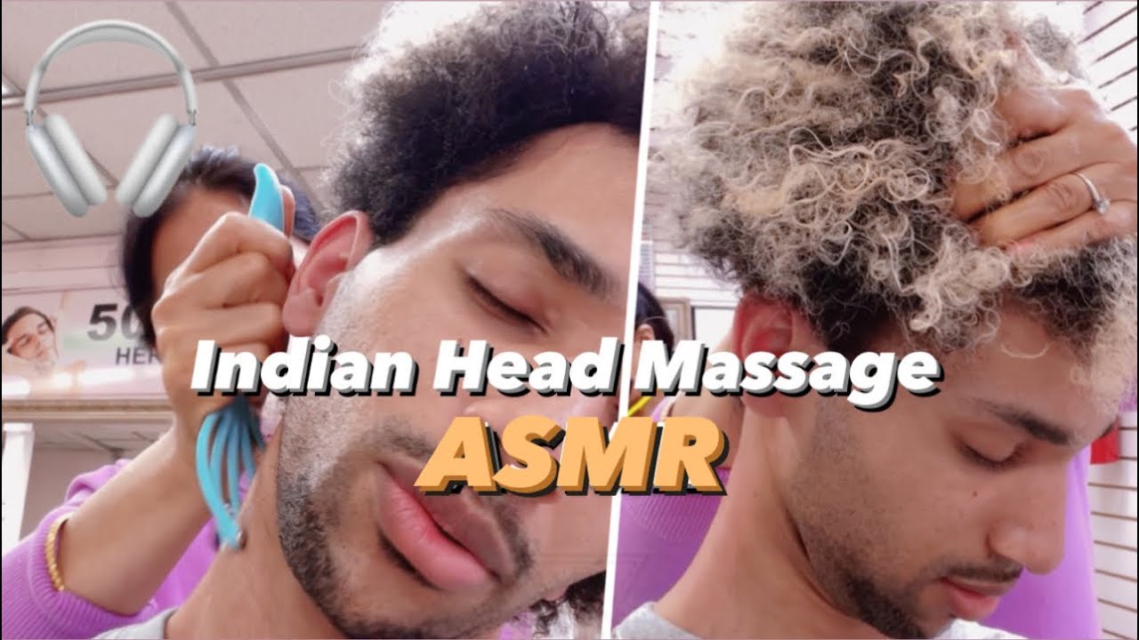 [ASMR] Feeling Stressed? You NEED this Indian Head Massage..