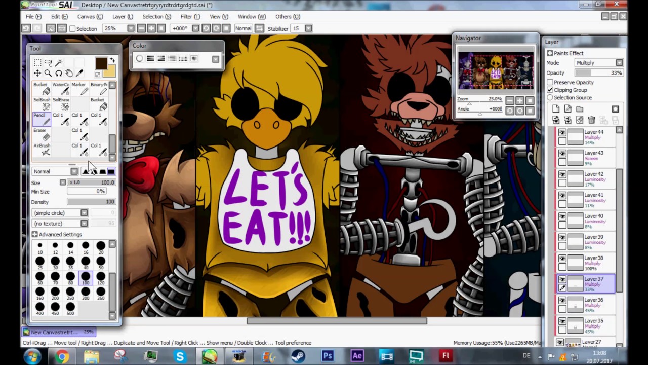 Fnaf speedpaint - The Ignited Ones