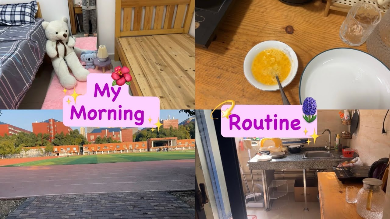 My morning busy routine 🌸// Changsha medical university 🇨🇳// Changsha city 🏙️ //Hunan province 