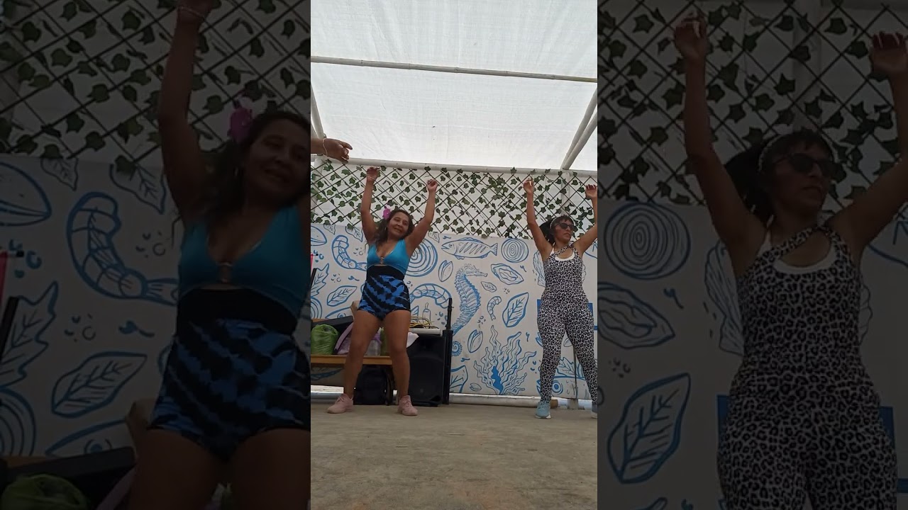 Bailando 💃 🕺 en playa Arica sur evento Zarella 