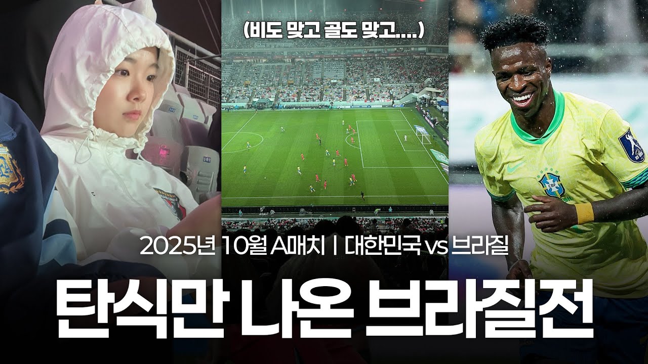 탄식만 하다가 끝난 브라질전 브이로그...