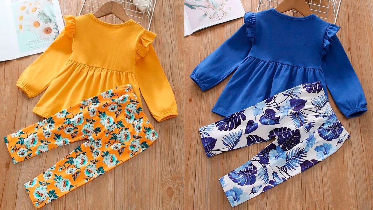 Conjunto pantalón blusa para niñas hermoso.