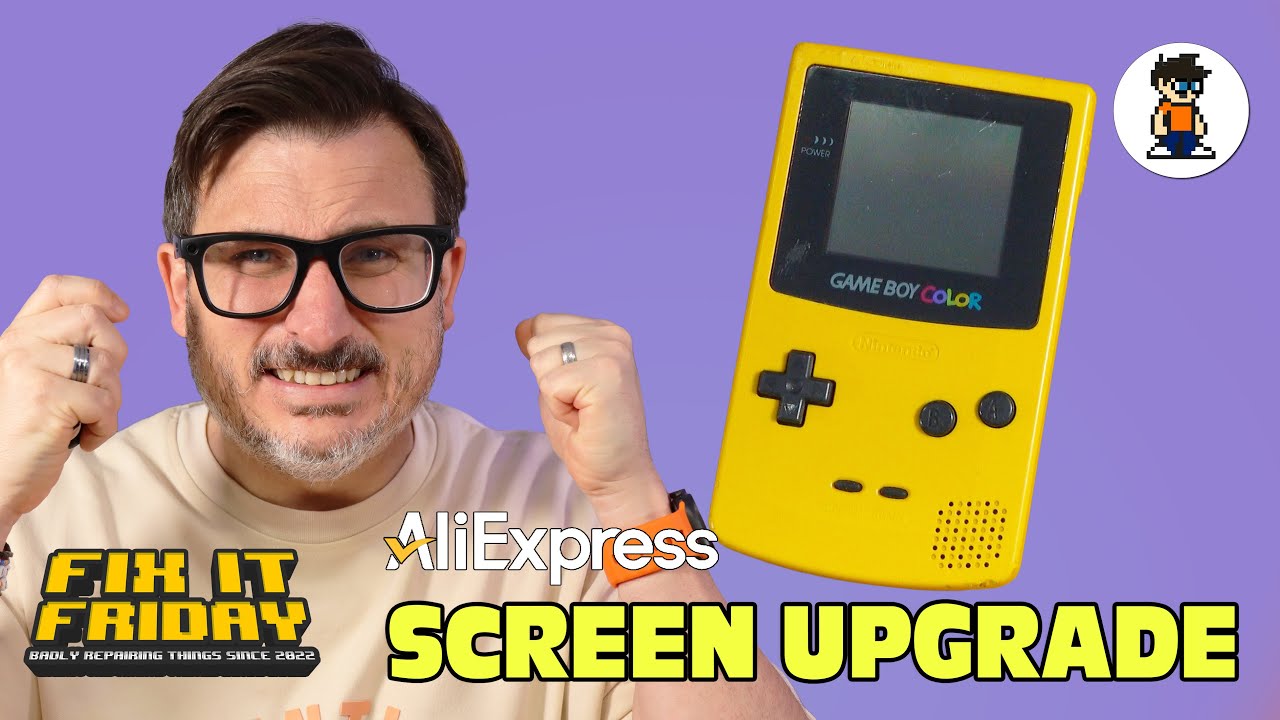 Обновление экрана Game Boy Color – Hispeedido Mod с AliExpress | Fix It Friday