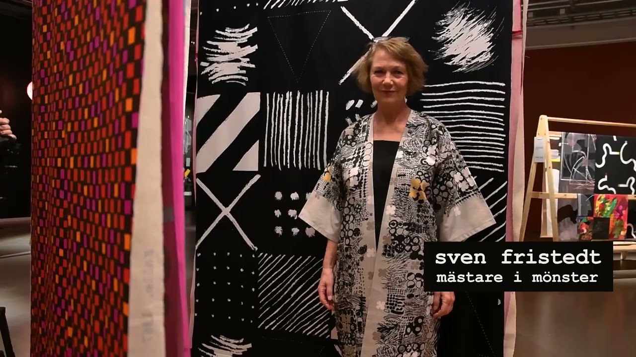 Anna Lindqvist berättar om utställningen Sven Fristedt - mästare i mönster