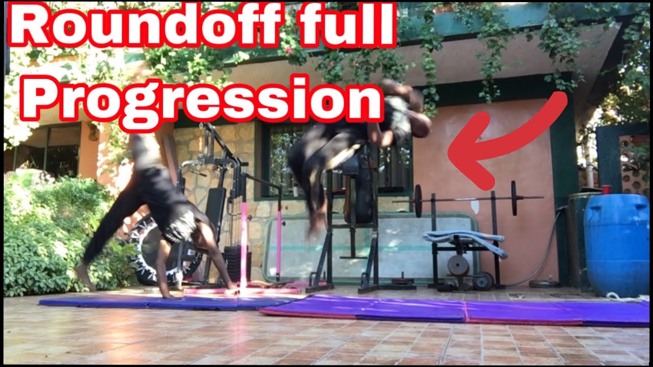 My roundoff Back Full progression ( back flip 360 )