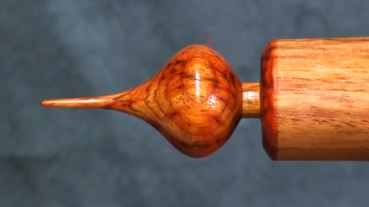 Padouk spinning top - Padouk Kreisel