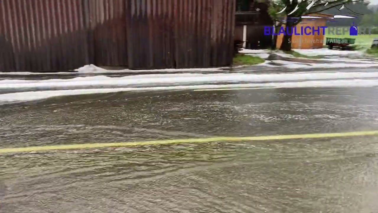 Hagelunwetter Weiler im Allgäu (Lk. Lindau)  05.06.2022