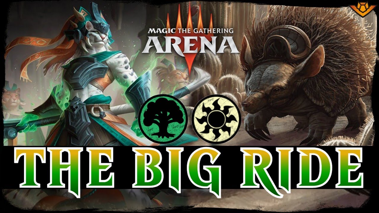 RIDE AT DAWN! | MTG Arena - Selesnya Stompy Counters Mount Combo Standard Outlaws Deck