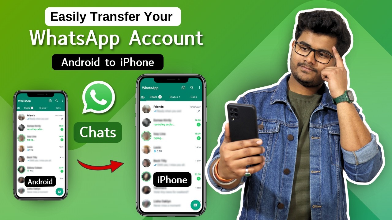 How To Transfer Chats From Android To iPhone | How To Install WhatsApp In iPhone
