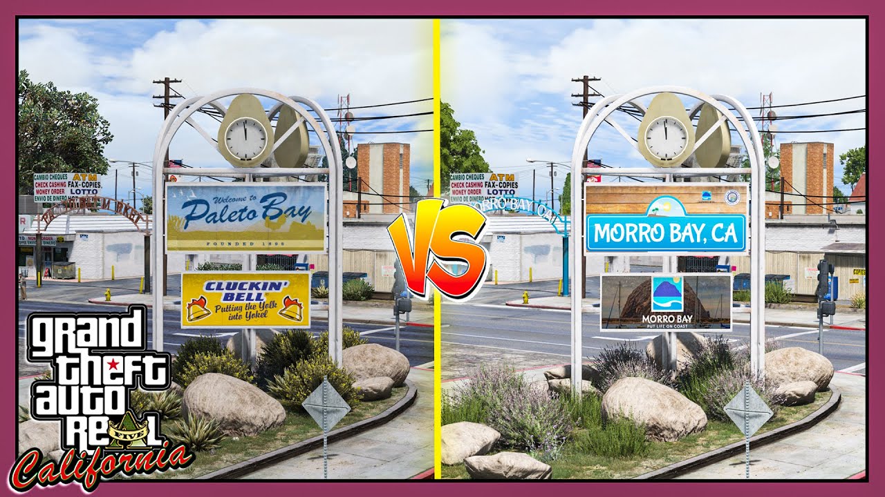 Paleto Bay vs Morro Bay | GTA 5 Real Life Map Transformation ► 5Real & LA Revo 2.0