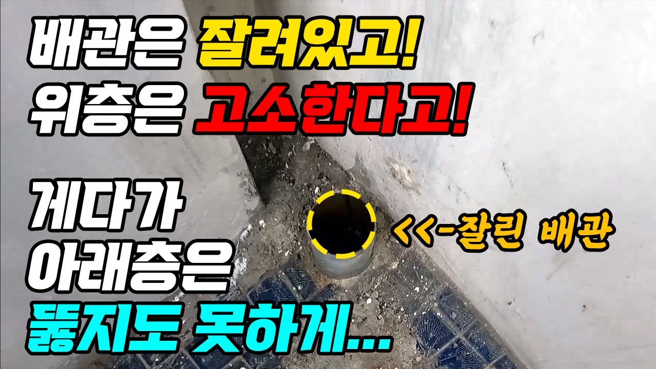 [역대급] 하수구 문제로 갈등 생기면 엄청 살벌하네요... (109화) | 하수구공식TV📺