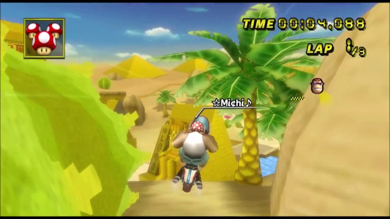 [Mario Kart Wii TAS] Dry Dry Ruins 1:39.711 (Former BKT)