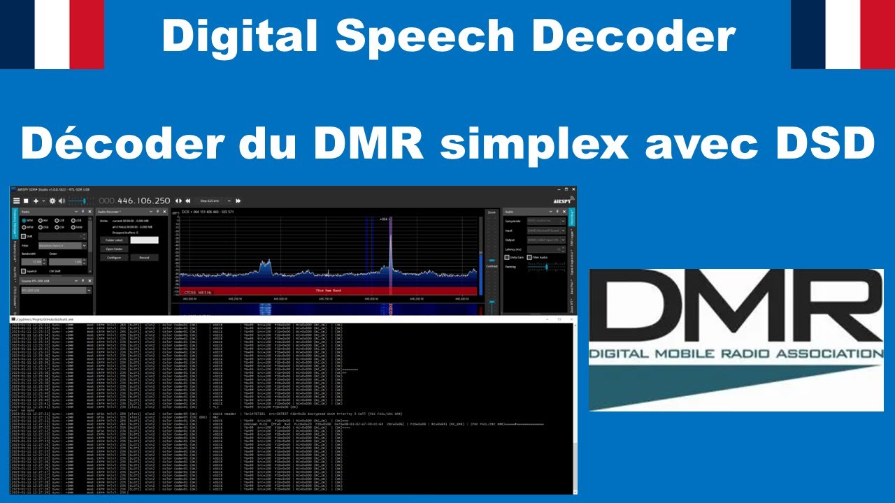 🇫🇷 DSD - Décoder du DMR simplex avec Digital Speech Decoder, c'est possible !