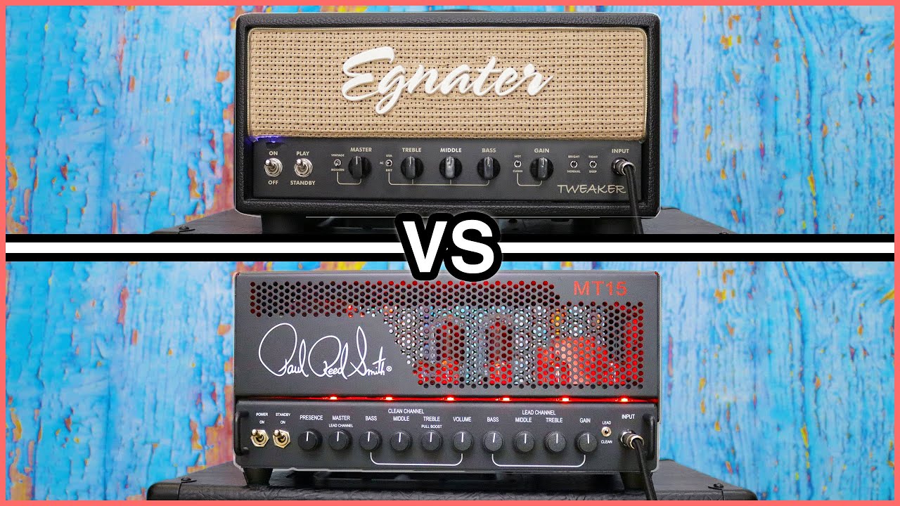 PRS MT15 VS Egnater Tweaker 15 - Cultured Tube Amp Battle