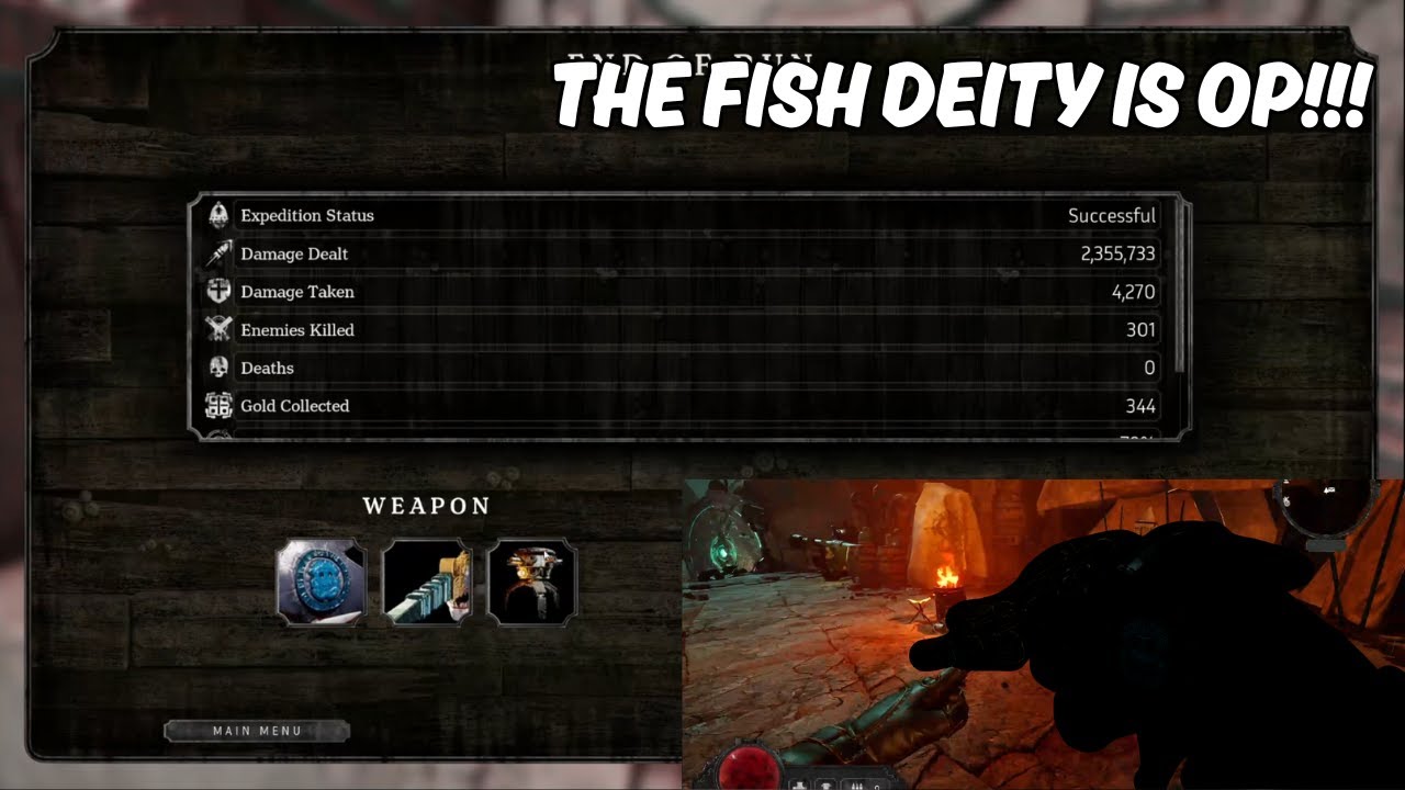 Abyssus Ep. 8 – First Fish Deity Run is a WIN! 🐟💥 (This Gun is Broken)