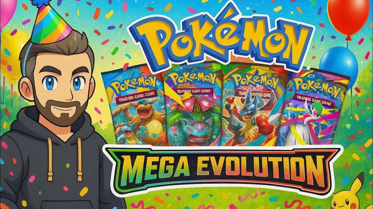 Birthday Pack Opening Mega Evolution Cards! 