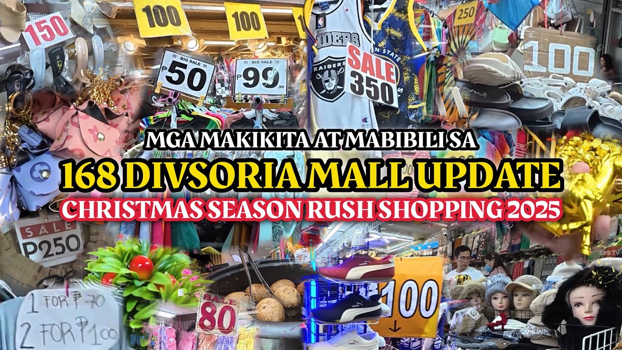 168 DIVISORIA MALL Update Days before Christmas 2025