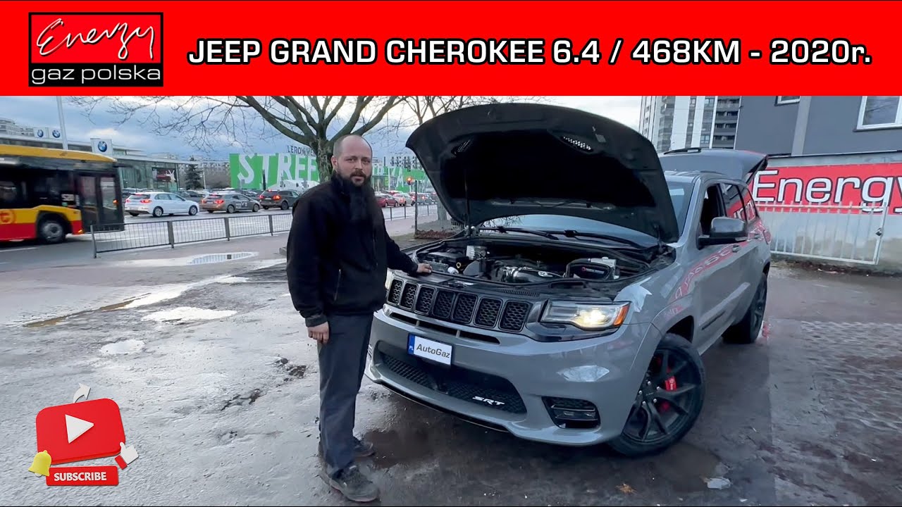JEEP GRAND CHEROKEE 6.4 468KM 2020R NA GAZ LPG BRC W ENERGY GAZ POLSKA