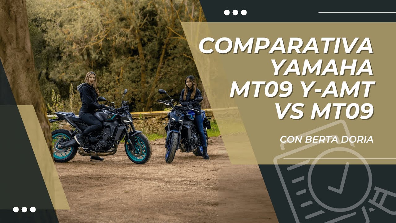 Yamaha MT-09 Y-AMT vs MT-09 Manual: ¿Cambio Automático o Quickshifter? 🏍️✨