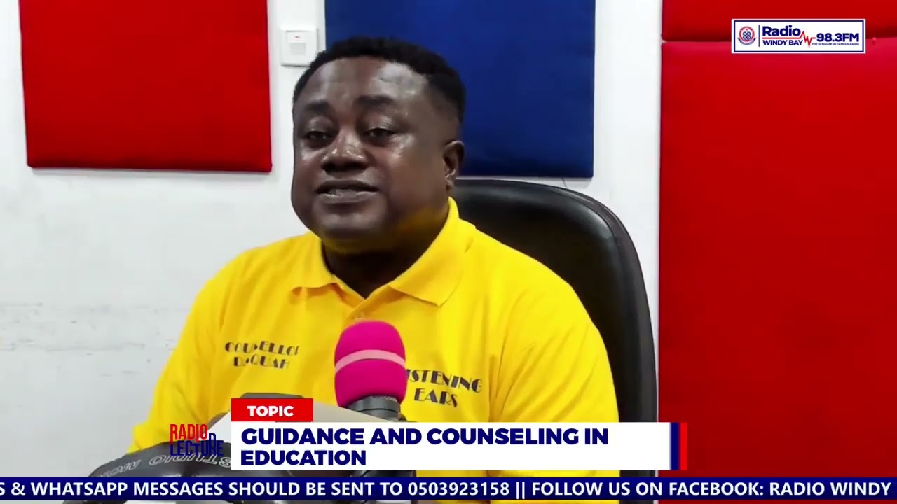 RADIO LECTURE SERIES (02/07/2025) COURSE CODE EDC 351: INTRODUCTION TO GUIDANCE&COUNSELLING IN EDU.