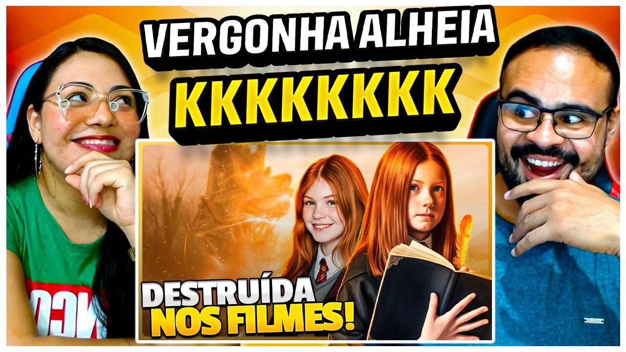 REACT WIZARDING BRUNO | DESMASCARANDO GINA WEASLEY | COMO OS FILMES DESTRUÍRAM A PERSONAGEM DA GINA?