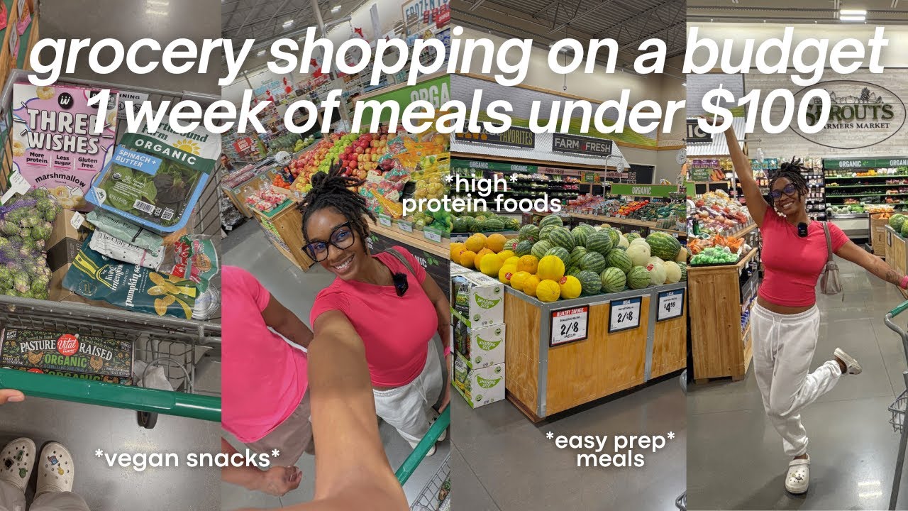 $100 grocery haul at Sprouts: 1 week of healthy groceries