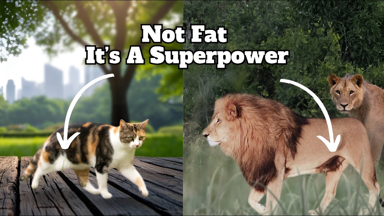 Why Does My Cat Have a Saggy Belly? Primordial Pouch Explained (Lions Have It Too)