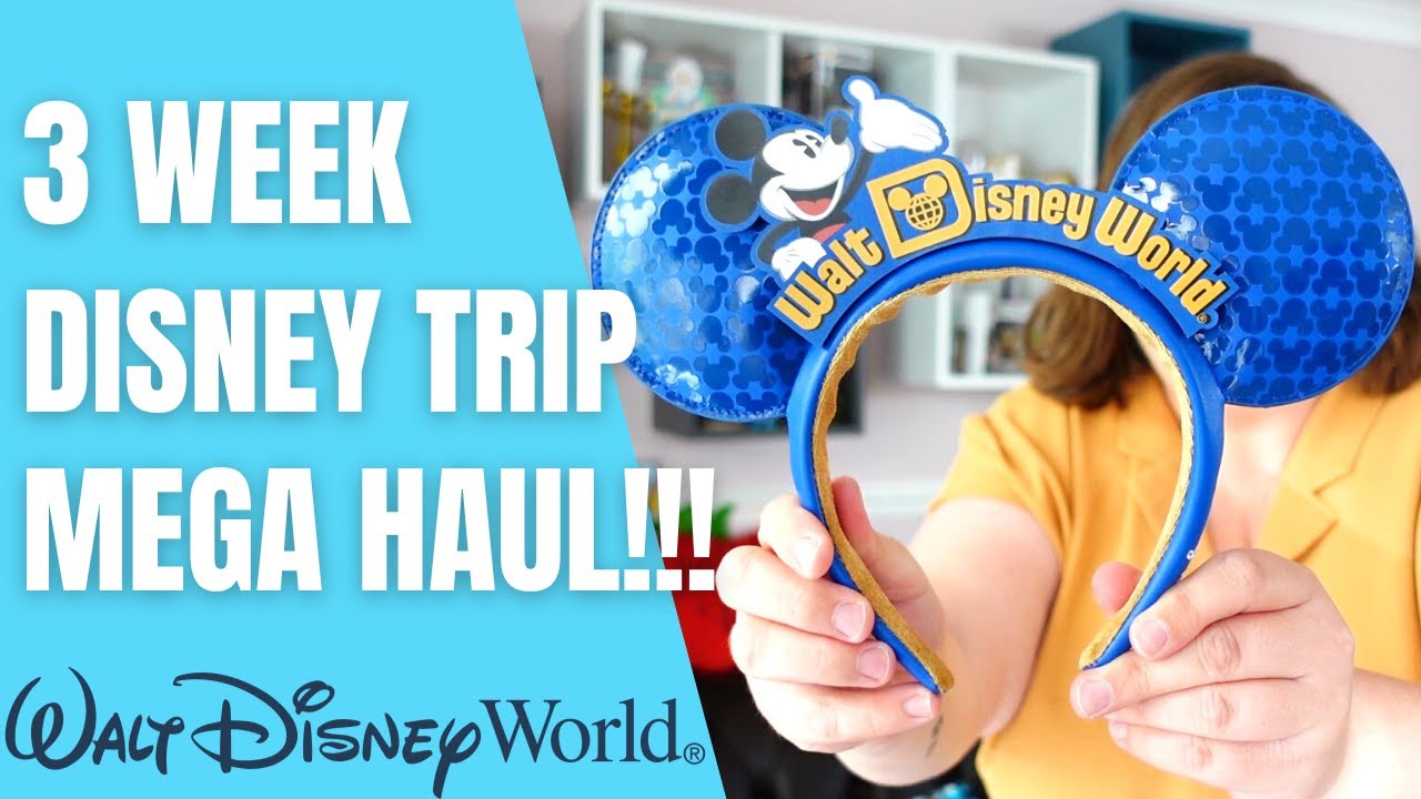 MASSIVE Disney World Haul! | 3 Week Disney World Solo Trip 2022 | 50th Anniversary Merch + More!