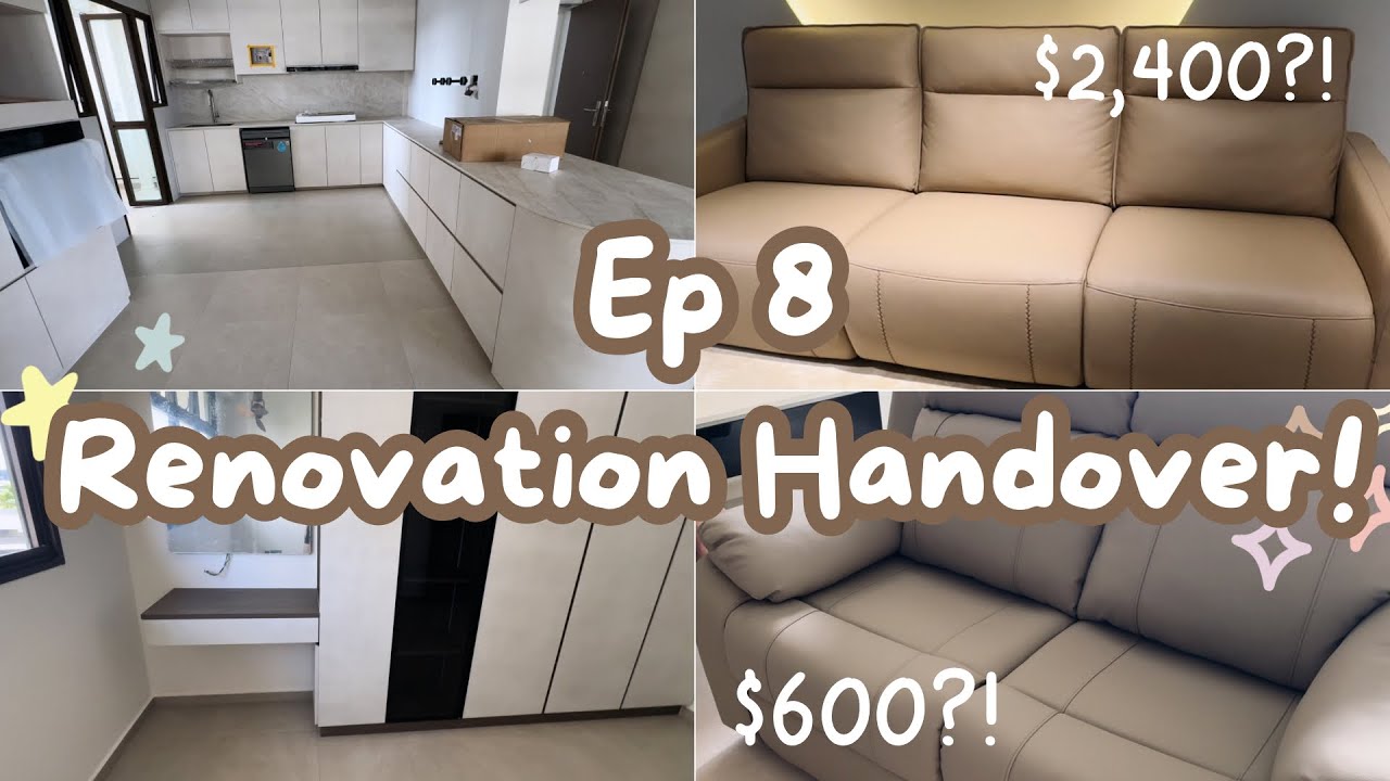 Another Successful Taobao Haul $600 vs $2400 Sofa! Part 2, Handover | Ep 8 HDB BTO Reno Progress
