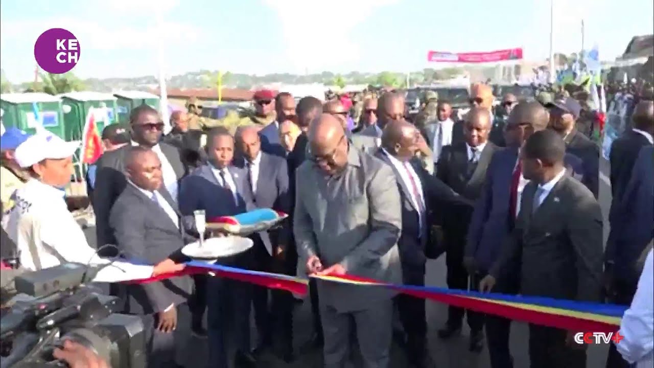 Key Avenue Rehabilitated Through China-DRC Cooperation Opens to Traffic