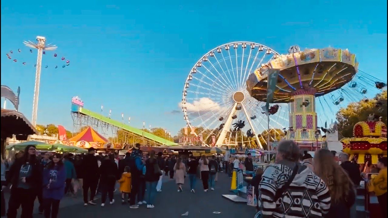 Mannheim'da  Panayır - Lunapark | MANNHEIMER MESS 2022 | ALMANYA